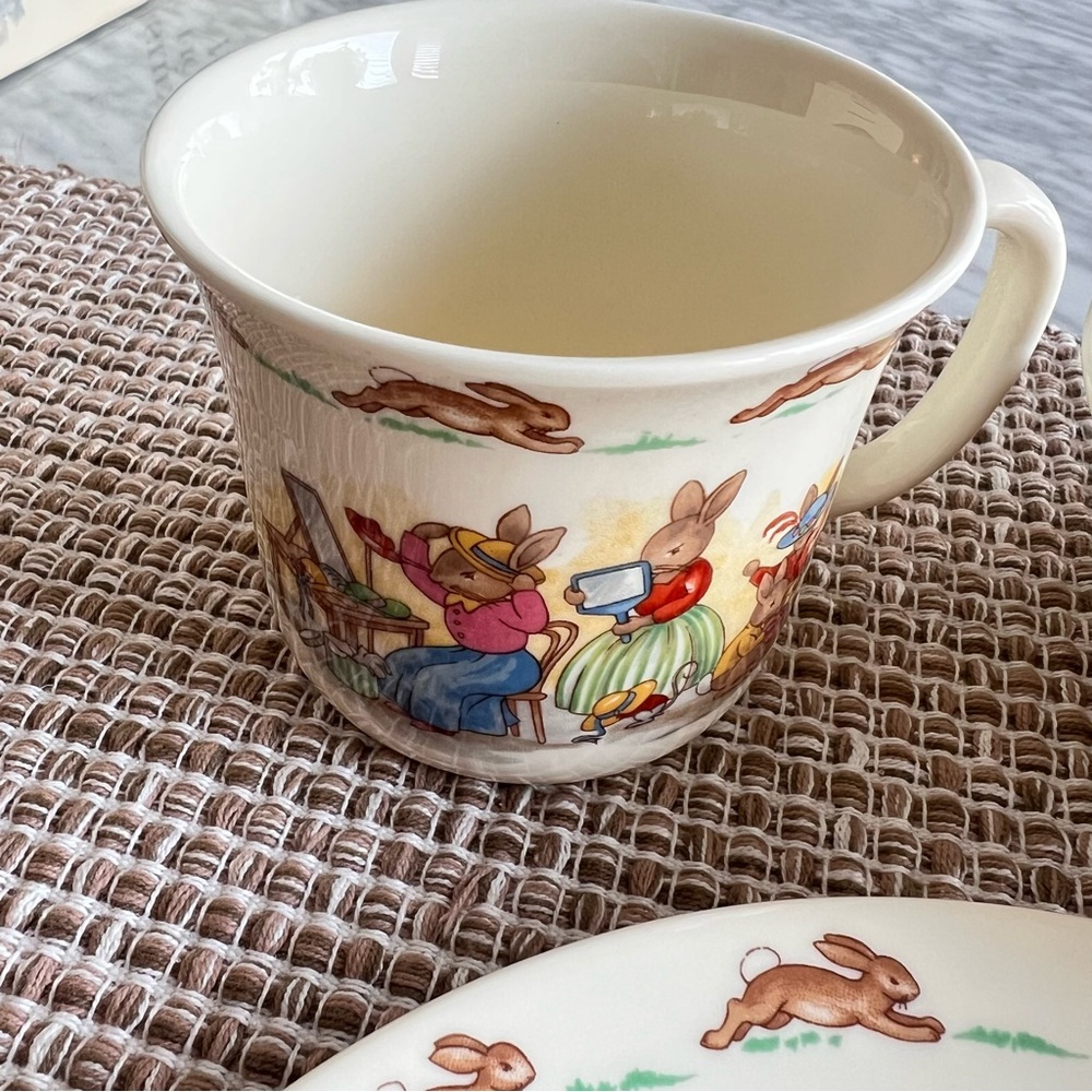 Vintage Royal Doulton Bunnykins Set 1980 - Picture 4 of 8